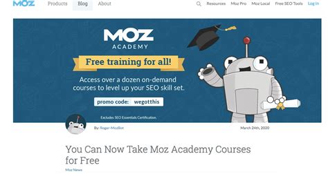 moz academy free.